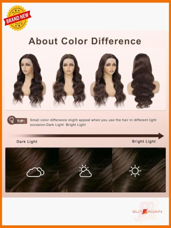26 Inch 13x4 Body Wave Lace Front Wig Human Hair 180% Density Pre Plucked main image 4